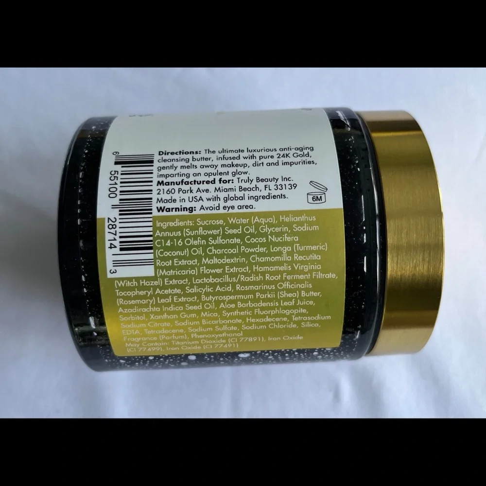 💛🖤 24K Gold Black Soap Luxury Butter Impurity Cleanser 🖤💛
